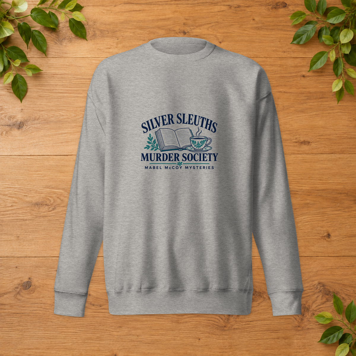Silver Sleuths — Carbon Grey Crewneck